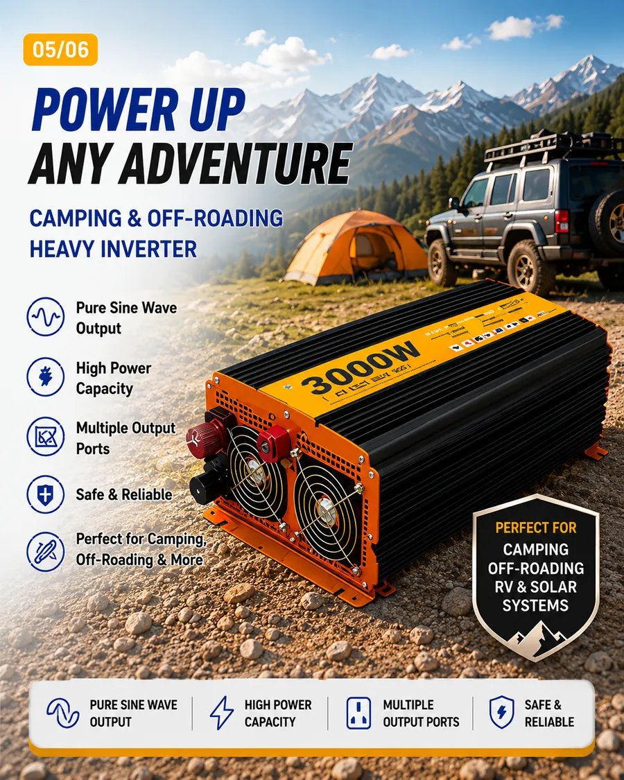 Camping & Off-Roading Heavy Inverter